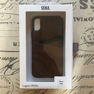 SENA Lugano iPhone X/XS Wallet Case- Leather